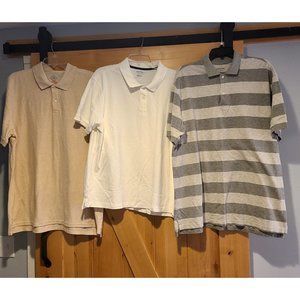 Lot of 3 Polo Shirt Mens XL St John's Bay Sonoma Performance Casual Golf Rugby